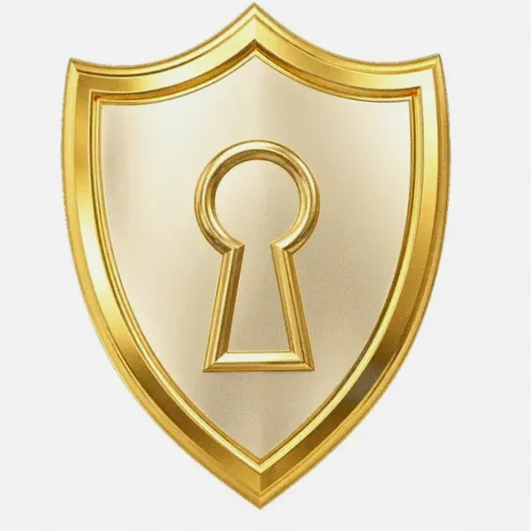 Shield with keyhole — Incognito