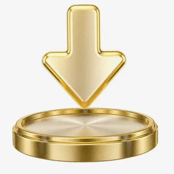 Downward arrow button — Incognito