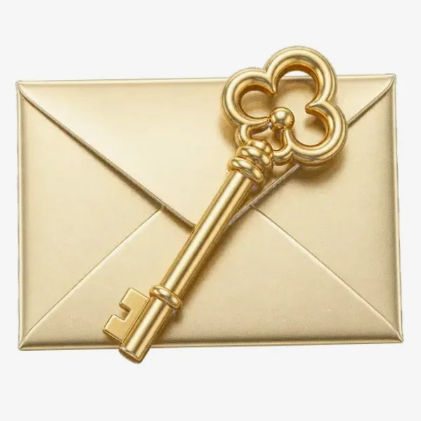 Key on envelope — Incognito