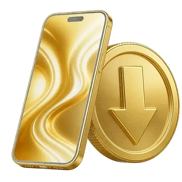 Smartphone and coin — Incognito