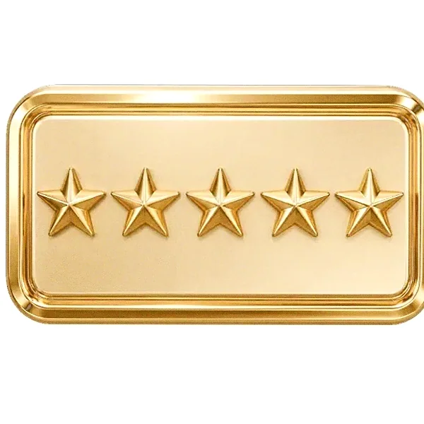 Five-star rating plaque — Incognito