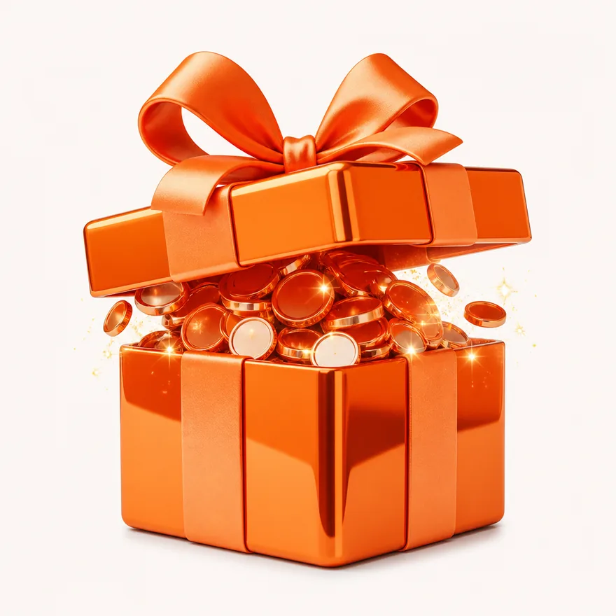 Ribbon-tied gift box — Incognito