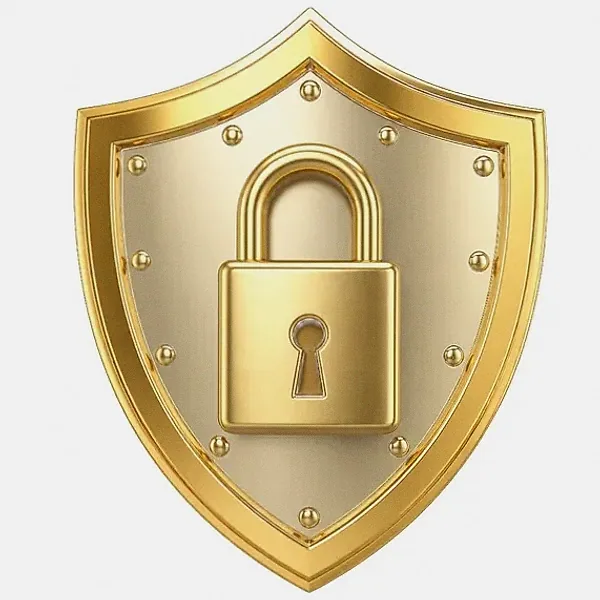 Shield with padlock — Incognito