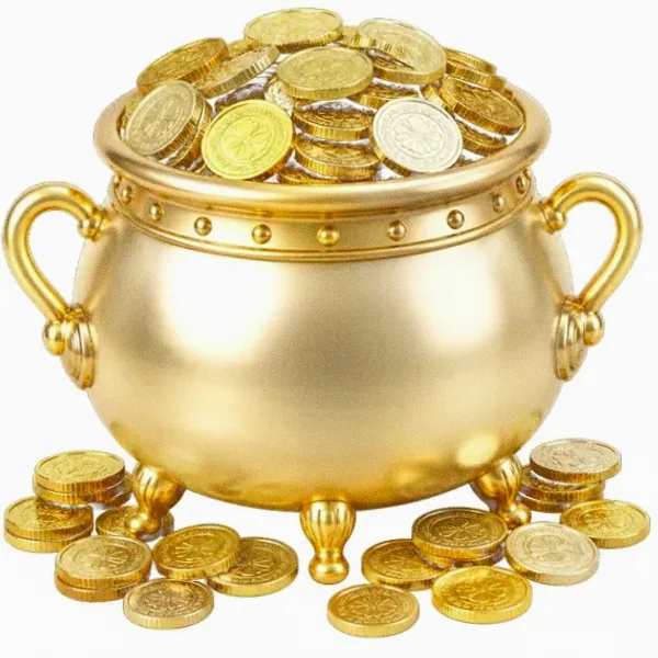 Coin-filled cauldron — Incognito