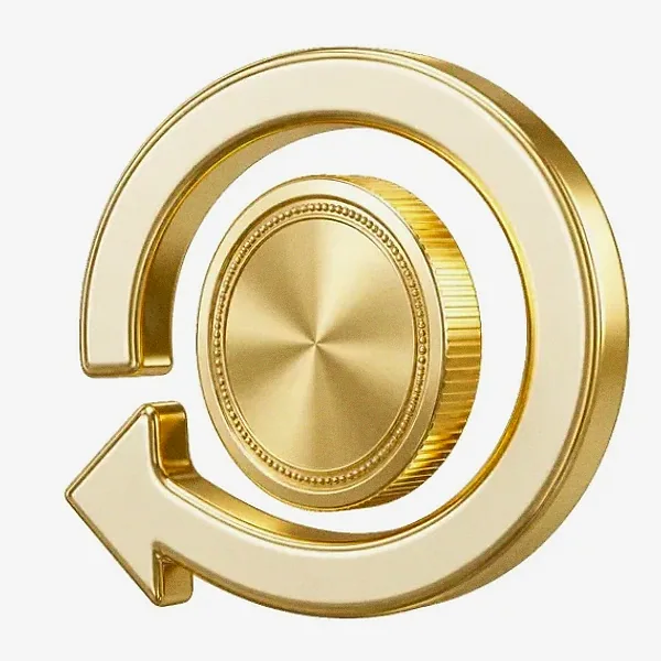 Coin with circular arrow — Incognito